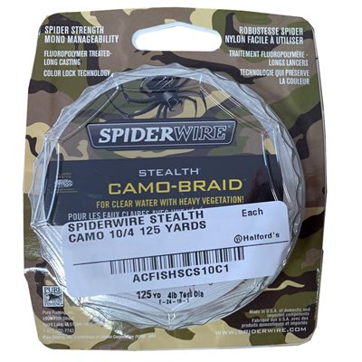Spiderwire Stealth Camo 10/4 (125 Yards)