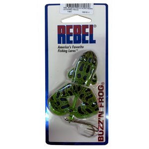 Rebel Buzz'n Frog - N Leopard Frog 2.5"