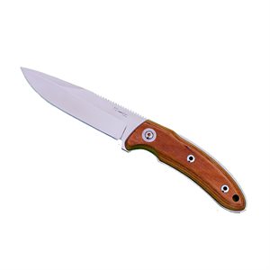 Hunting Knife - 4 3/8" Blade - Blonde Ash Handle