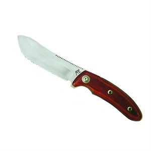 Pro Hunting Knife - 4 3/8" Blade - Cherry Wood Handle
