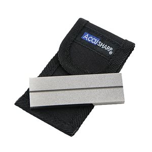 Accusharp - 3" Diamond Pocket Stone with Pouch
