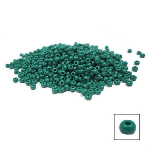Glass Seed Beads - Medium Green