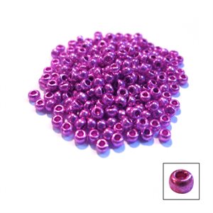 Glass Seed Beads - Metallic Fuchsia