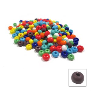 Glass Pony Beads - Multi-Color