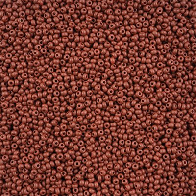 Seed Beads 10/0 Dyed Chalk Brown 40g