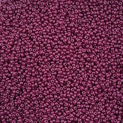 Seed Beads 10/0 Dyed Chalk Purple 250g