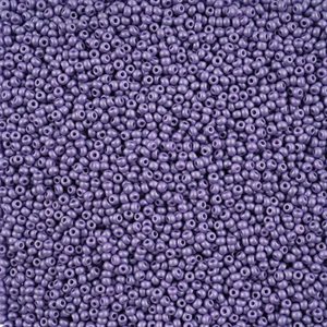 Seed Beads 10/0 Dyed Chalk Lavender