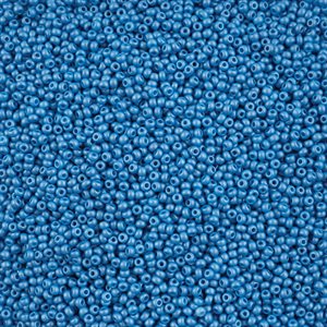 Seed Beads 10/0 Dyed Chalk Light Blue