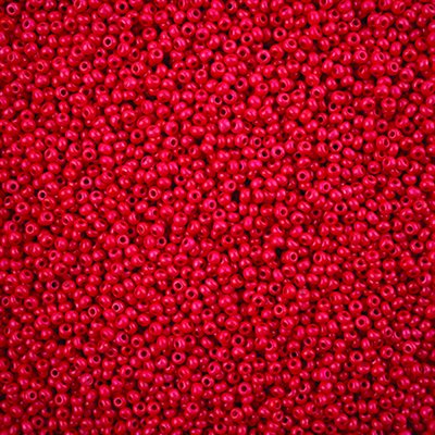 Seed Beads 11/0 - Terra Intensive Red (40 g)