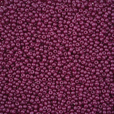 Seed Beads 11/0 Dyed Chalk Purple 250g