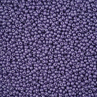 Seed Beads 11/0 Dyed Chalk Lavender 40g