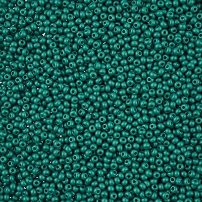 Seed Beads 11/0 Dyed Chalk Sea Green 40g
