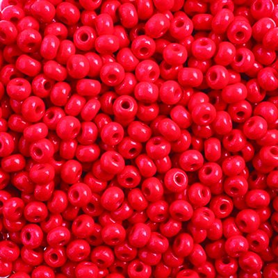 Pony Beads 6/0 - Terra Intensive Red (40 g)