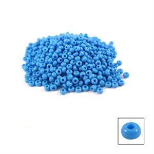 Glass Seed Beads - Dark Turquoise Opaque
