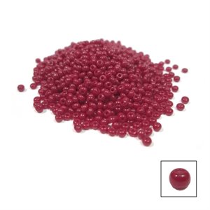 Glass Seed Beads - Cranberry Opaque