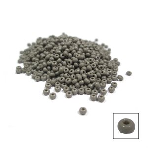 Glass Seed Beads - Grey Opaque