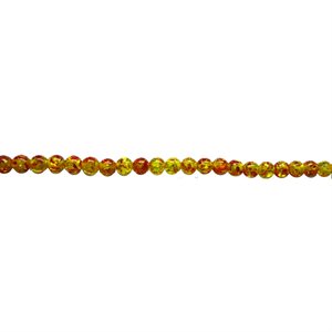 Beads - Round Stones, Amber Resin  8 mm