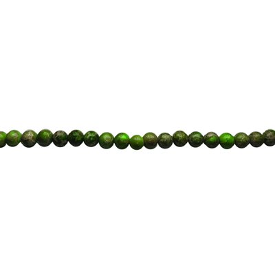 Beads - Round Stones, Green Jasper 8 mm