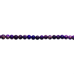 Beads - Round Stones, Bright Pink Jasper  8 mm