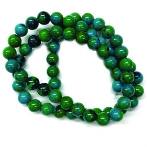 Beads - Round Stones, Thorobritholite  6 mm