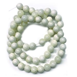 Beads - Round Stones, Tridacna   6 mm