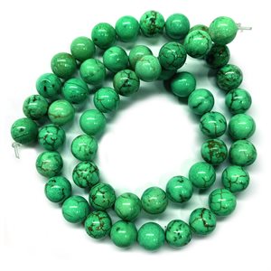 Beads - Round Stones, Turquoise 8 mm