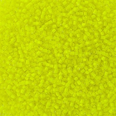 Glass Seed Beads - Neon Yellow (40g)