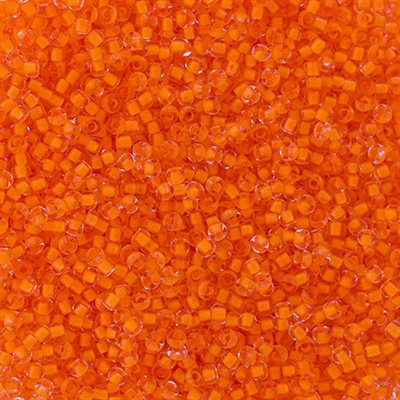 Glass Seed Beads - Neon Orange (40g)