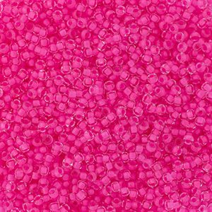 Glass Seed Beads - Neon Pink (40g/250g)