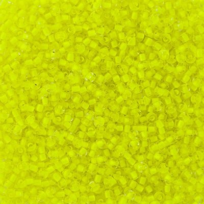 Glass Seed Beads - Neon Yellow (500g)