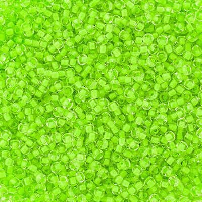 Glass Seed Beads - Neon Green (500g)