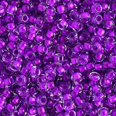 Glass Seed Beads - Neon Purple (500 g)