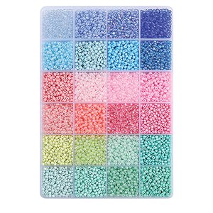 Bead Box - Glass Seed Beads 8/0 - Mix 4