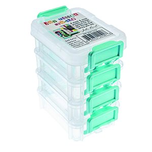 Stackable Containers (4 W/ Lids)