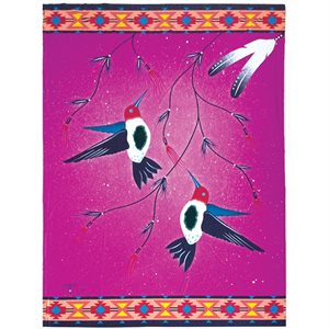 Fleece Blanket - Humingbirds