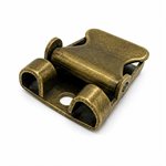 Bolo Clasp Slide, Antique Brass, 5pcs (24 x 20mm)