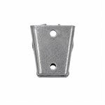 Bolo Clasp Slide, Rhodium, 5pcs (24 x 20mm)