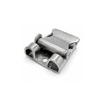 Bolo Clasp Slide, Rhodium, 5pcs (24 x 20mm)