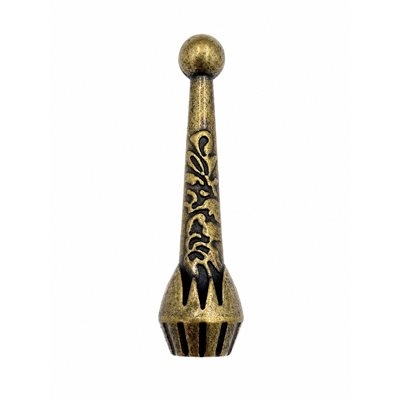 Bolo Tip, Antique Brass, 10pcs (32 x 9mm, 4.5mm Hole)
