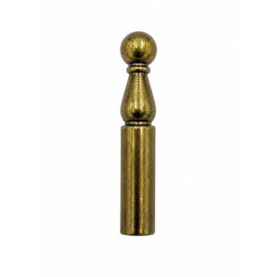 Bolo Tip, Antique Brass, 10pcs (27 x 5mm, 4.5mm Hole)
