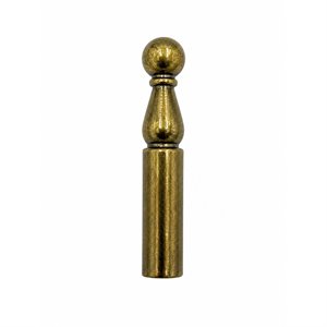 Bolo Tip, Antique Brass, 10pcs (27 x 5mm, 4.5mm Hole)