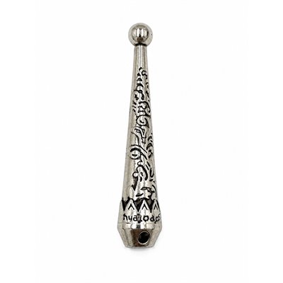 Bolo Tip, Antique Silver, 10pcs (51.5 x 10mm, 4.5mm Hole)