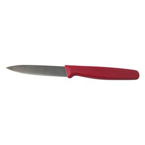 3-1/4" Straight Paring Knife (Red Handle)