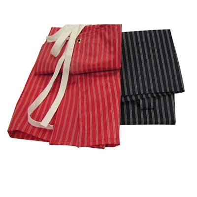 Nylon Apron - Red and White Stripes