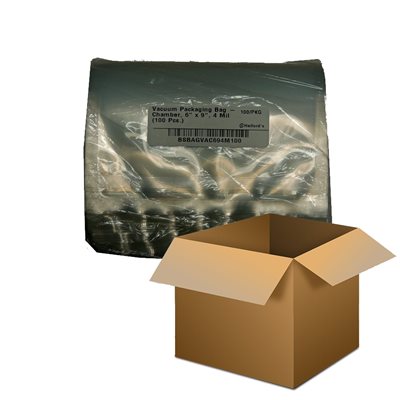 Vacuum Packaging Bag - Chamber - 6 x 9, 4 Mil (1,000 Pieces)
