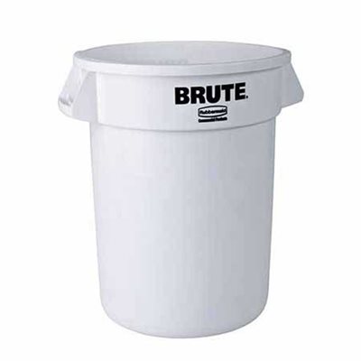 Brute 20 Gallon Plastic Container (White)