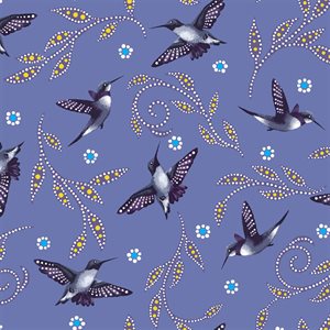 Betty Albert - Hummingbird - Purple