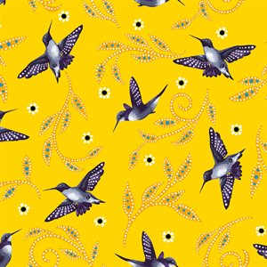 Betty Albert - Hummingbird - Yellow