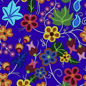 Fabric - Native Floral (Purple)