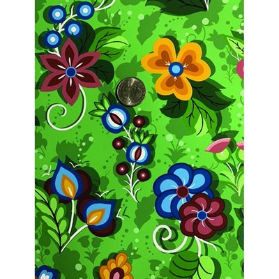 Fabric - Native Floral (Sg#3) - Green